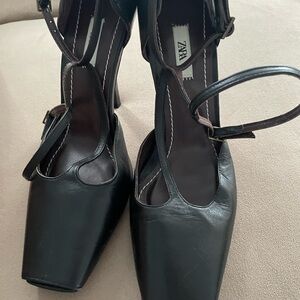 Zara Elegant Black Heels